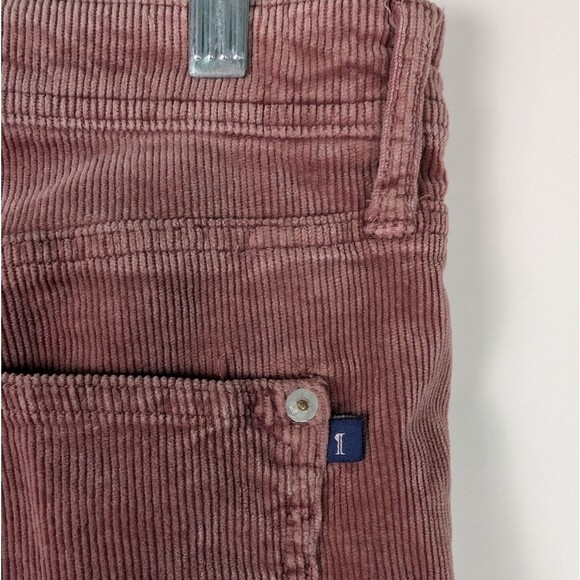 Pilcro Corduroy Pants Size 28 Burgundy Straight Leg Soft Stretch Women’s - Picture 6 of 13